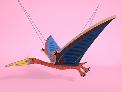 Pterodactyl SVG Bundle Flying Dinosaur Laser Cut File for Glowforge
