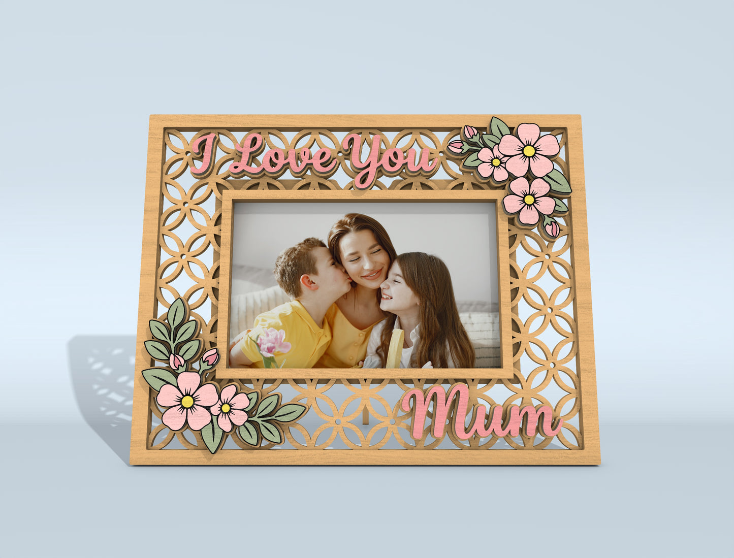 Intricate Pattern Photo Frame SVG Bundle Mother's Day for Glowforge