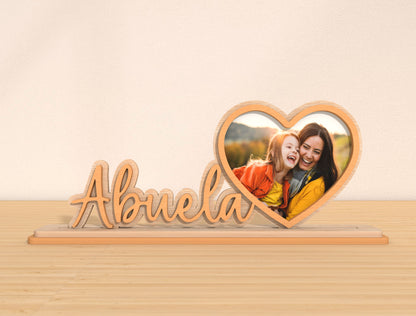 Mom Name Photo Stand SVG Bundle 6 Mom Titles for LightBurn and xTool
