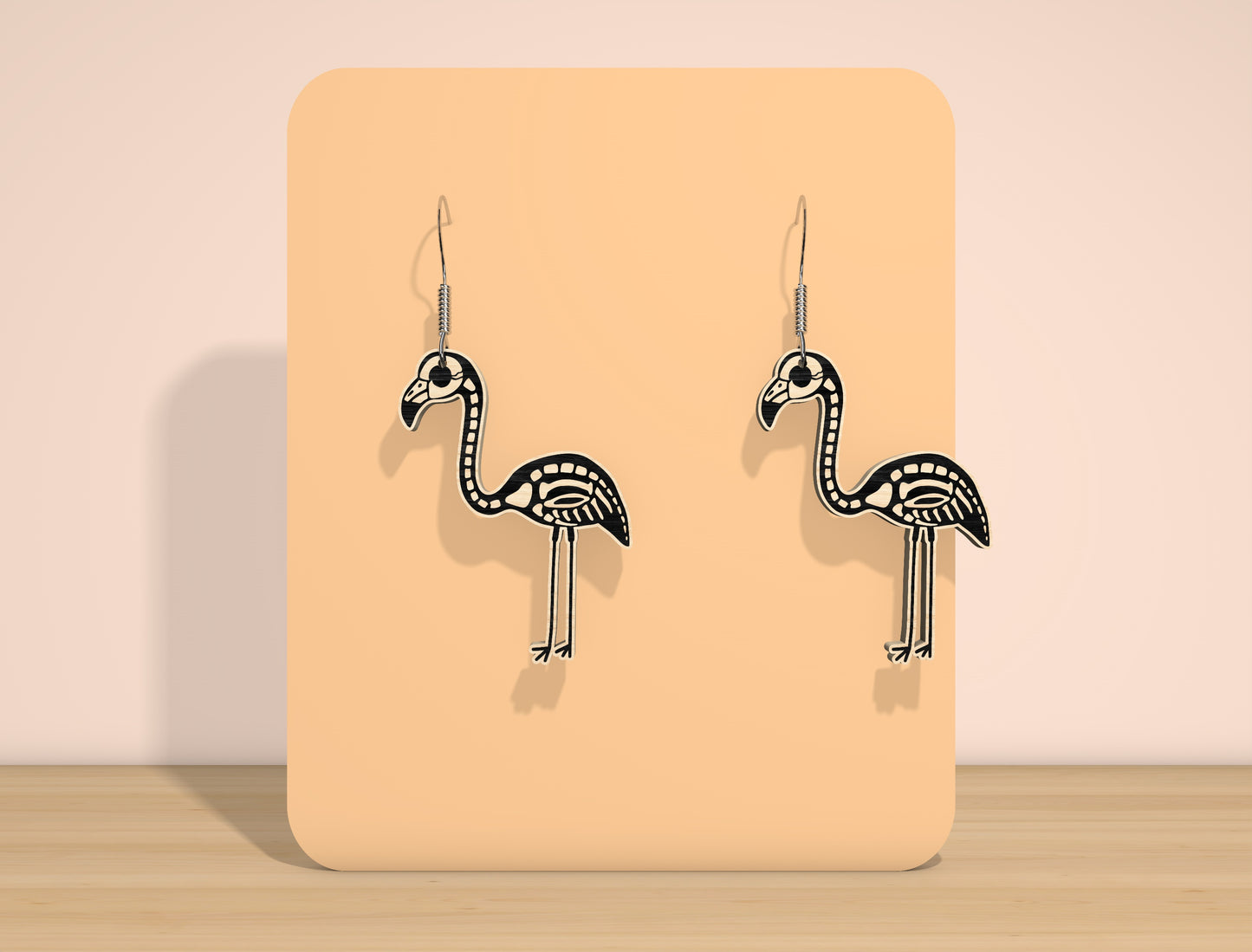 Halloween Skeleton Earrings SVG Bundle for Glowforge and xTool