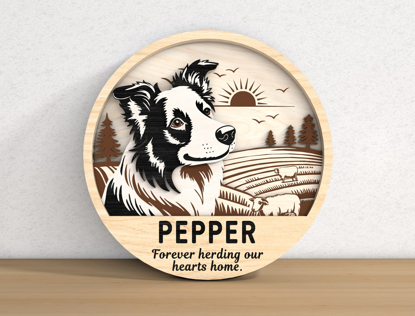 Dog Memorial Sign SVG Laser Cut File Bundle for xTool, Glowforge, or LightBurn
