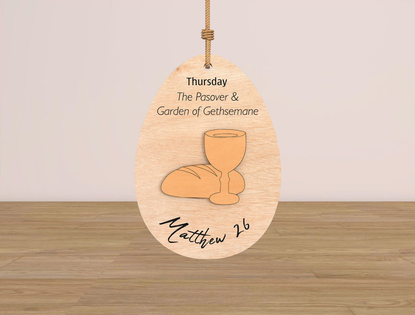 Easter Story Ornament SVG Jesus Resurrection Christian for Glowforge
