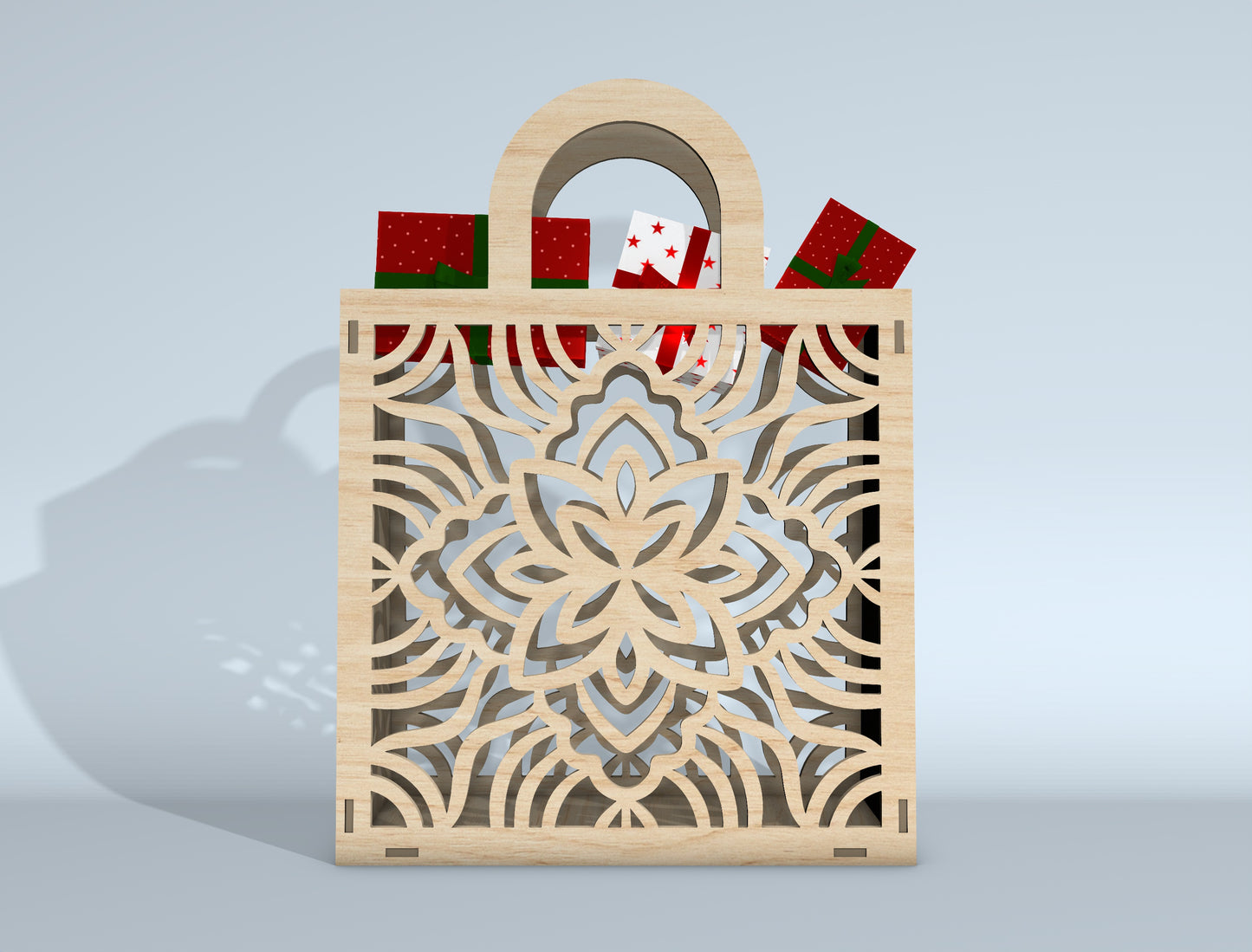 Gift Bag SVG Bundle for Glowforge xTool Laser Cut Gift Box File