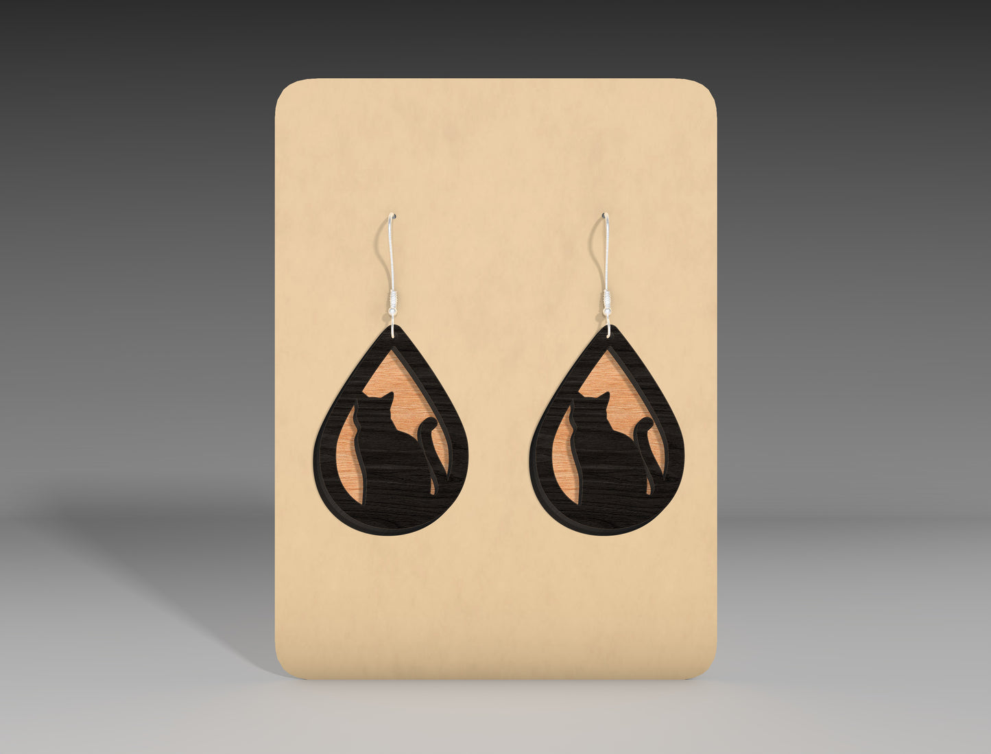 Halloween Teardrop Earrings SVG Bundle 12 Designs for Glowforge xTool LightBurn