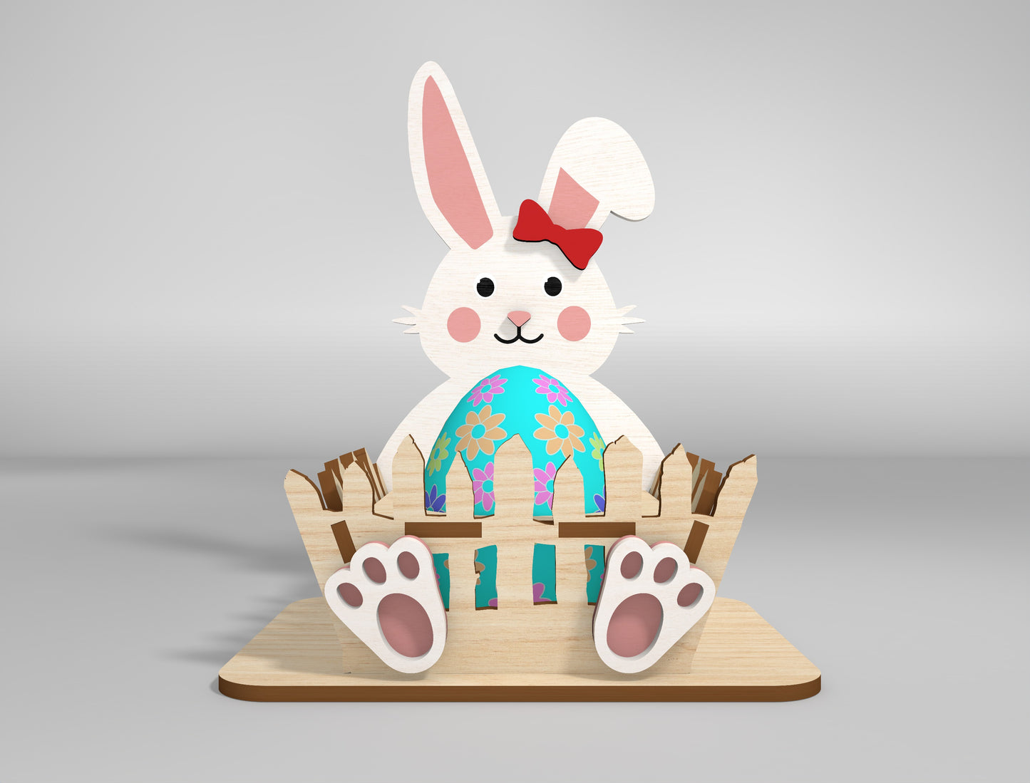 Easter Egg Holder Stand SVG Bunny Chick Lamb 8 Designs for LightBurn and xTool
