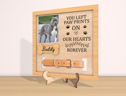 Dog Memorial Photo Collar Holder SVG Laser Cut File for xTool