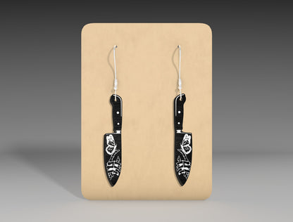 Halloween Horror Knife Earrings SVG Bundle 10 Designs for xTool LightBurn