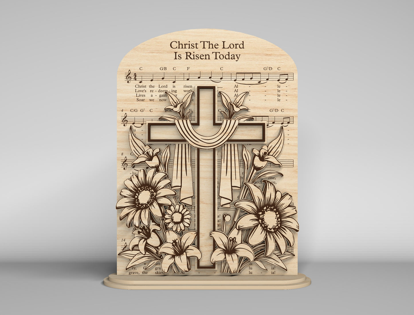 Easter Shelf Sitter SVG 9 Christian Easter Designs for LightBurn and Glowforge