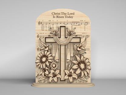 Easter Shelf Sitter SVG 9 Christian Easter Designs for LightBurn and Glowforge