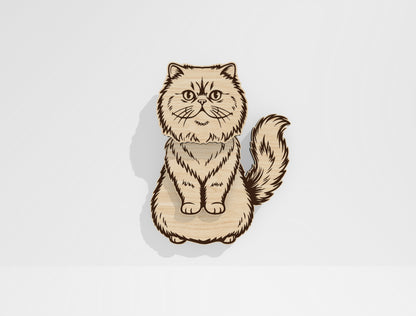 Moving Cat Magnet SVG Bundle for Glowforge and xTool