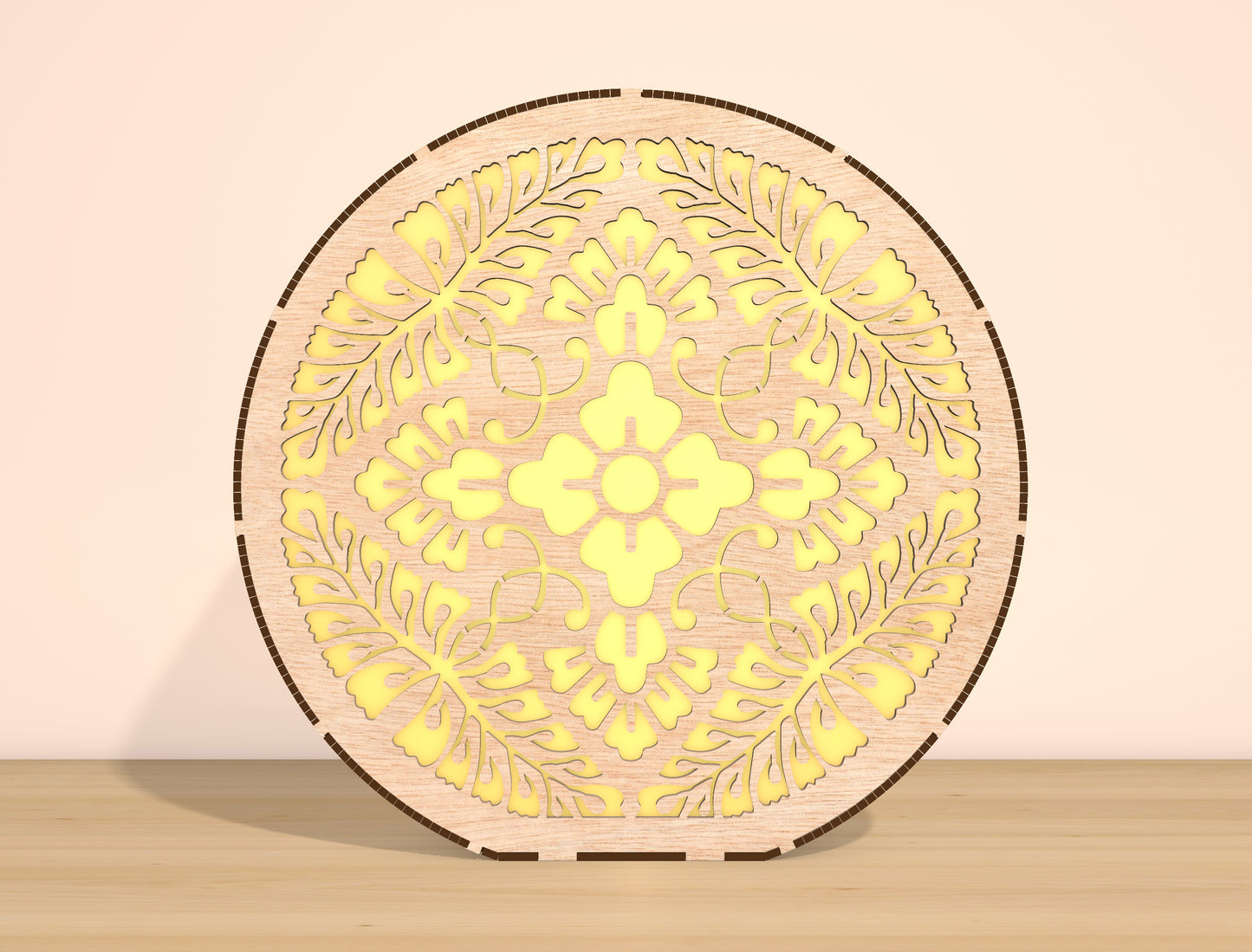 Mandala LED Light SVG Bundle Laser Cut File for Glowforge and xTool