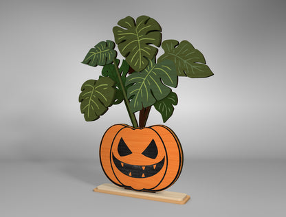 Halloween Plant Multilayer SVG Bundle for Glowforge xTool LightBurn 3 Designs