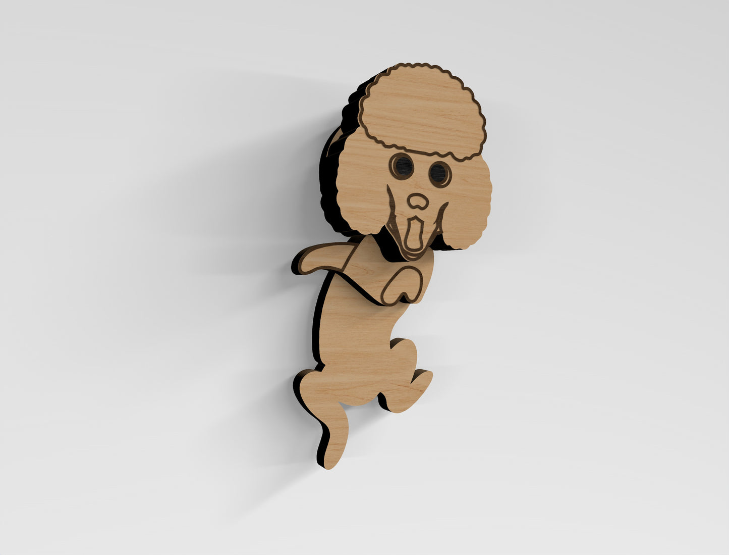 Rolling Dog Magnet SVG Bundle for Glowforge and LightBurn