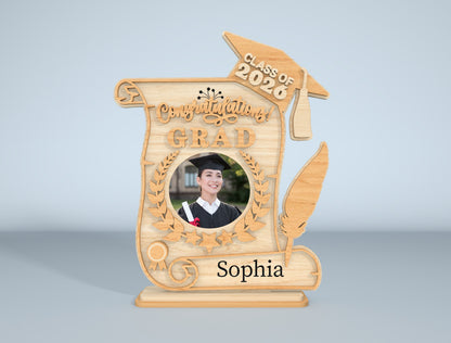 Graduation Photo Frame SVG Bundle Laser Cut File for Glowforge and xTool