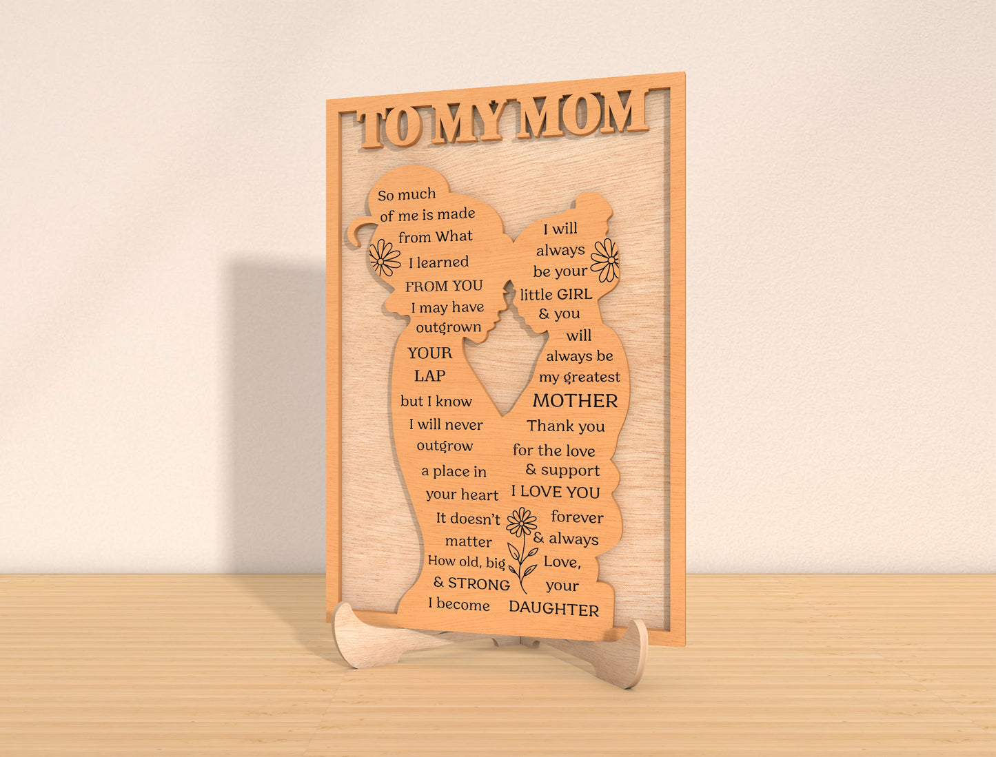 Mom Definition Sign SVG Bundle for LightBurn and Glowforge