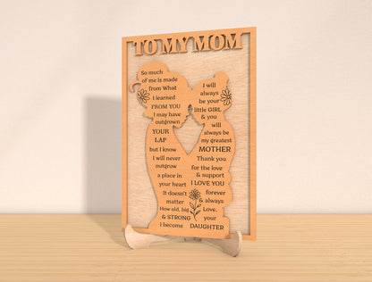 Mom Definition Sign SVG Bundle for LightBurn and Glowforge