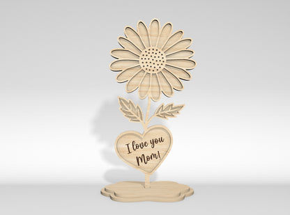 Mother's Day Flower Stand SVG Bundle 10 Designs for Glowforge and xTool