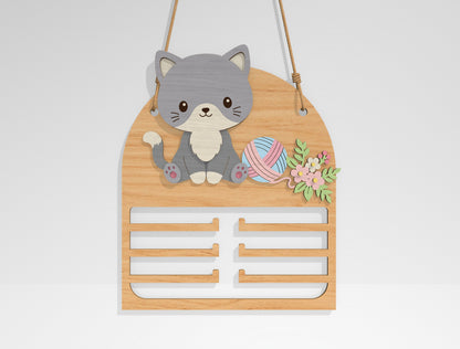 Animal Bow Holder SVG Bundle for xTool and Glowforge Laser Cut File