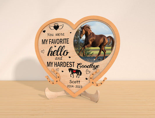 Horse Memorial Photo Frame SVG Bundle Laser Cut File