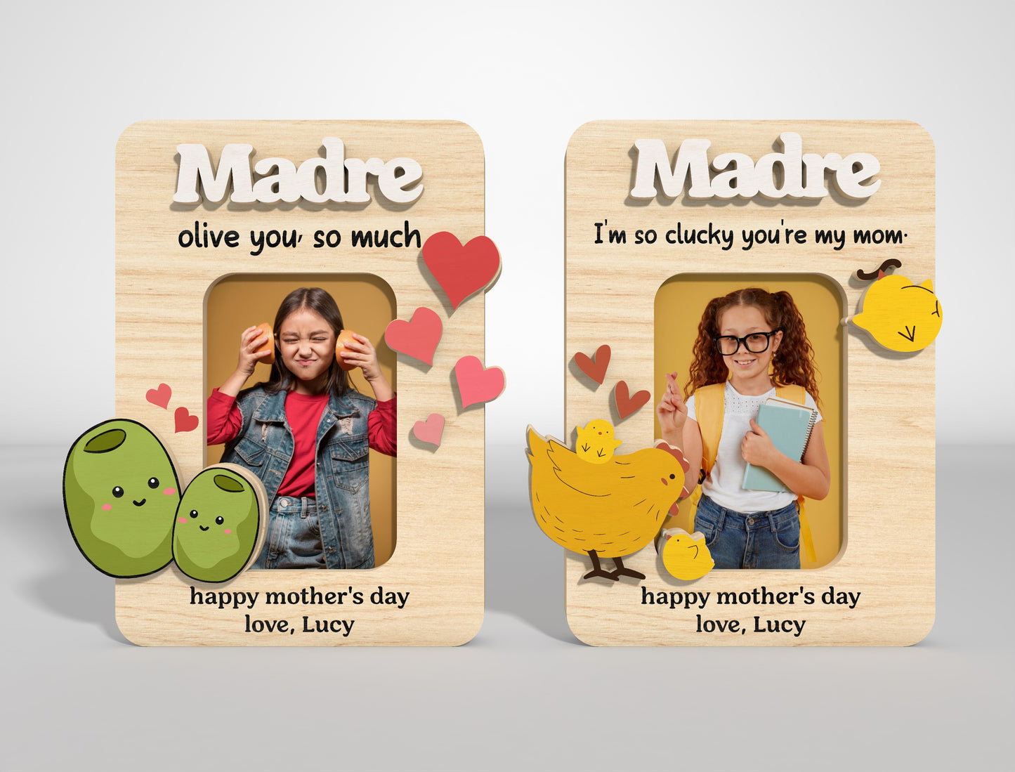 Cute Mama Photo Frame SVG Bundle 11 Designs for LightBurn and xTool