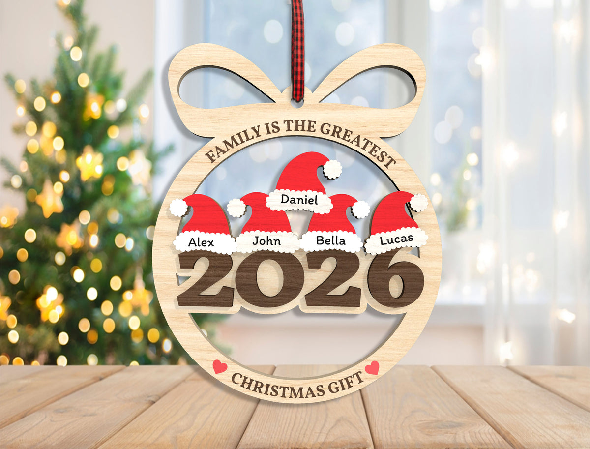 Family Is The Greatest Christmas Gift Ornament SVG Bundle 7