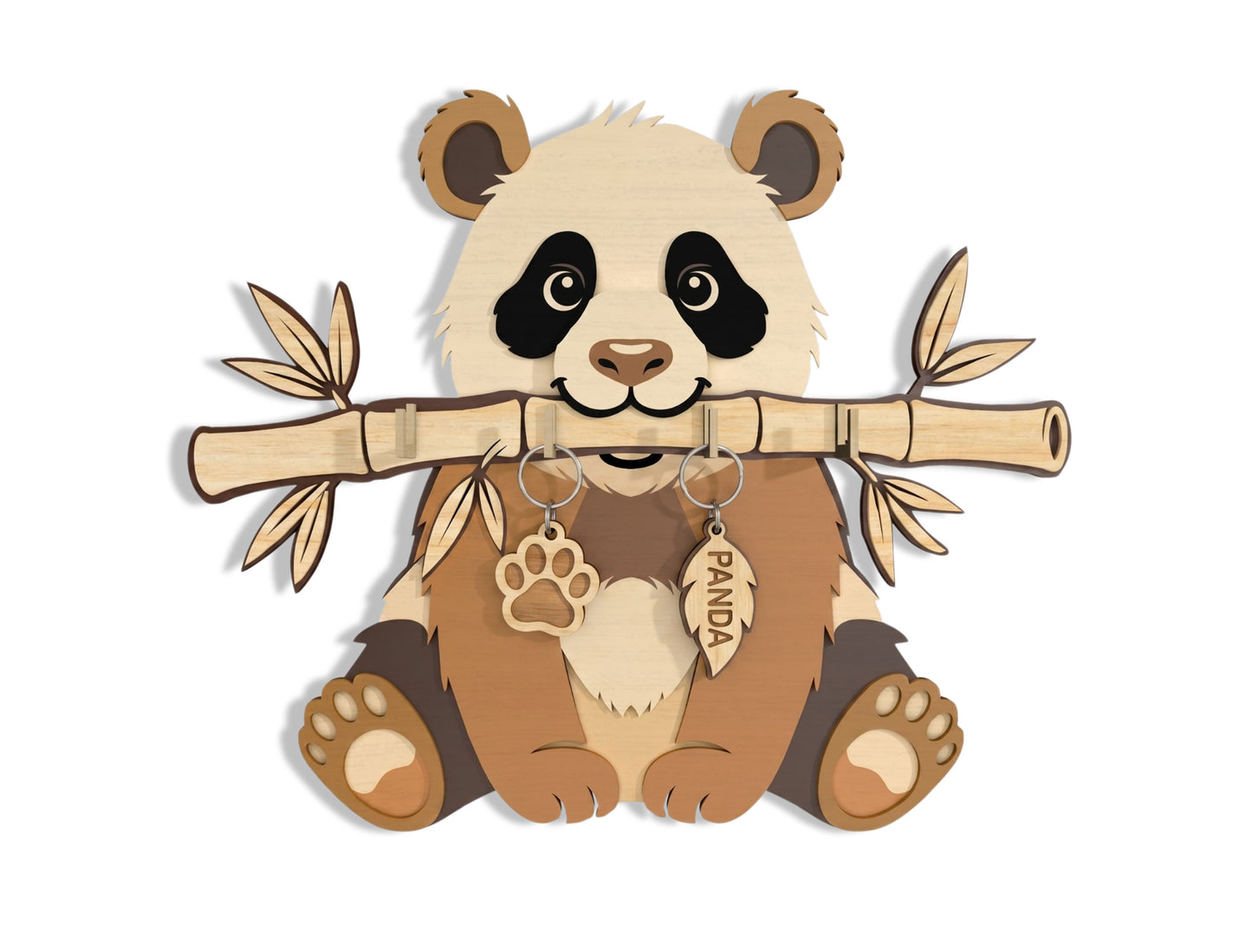 Animal Key Holder SVG Bundle for Glowforge, xTool, or LightBurn