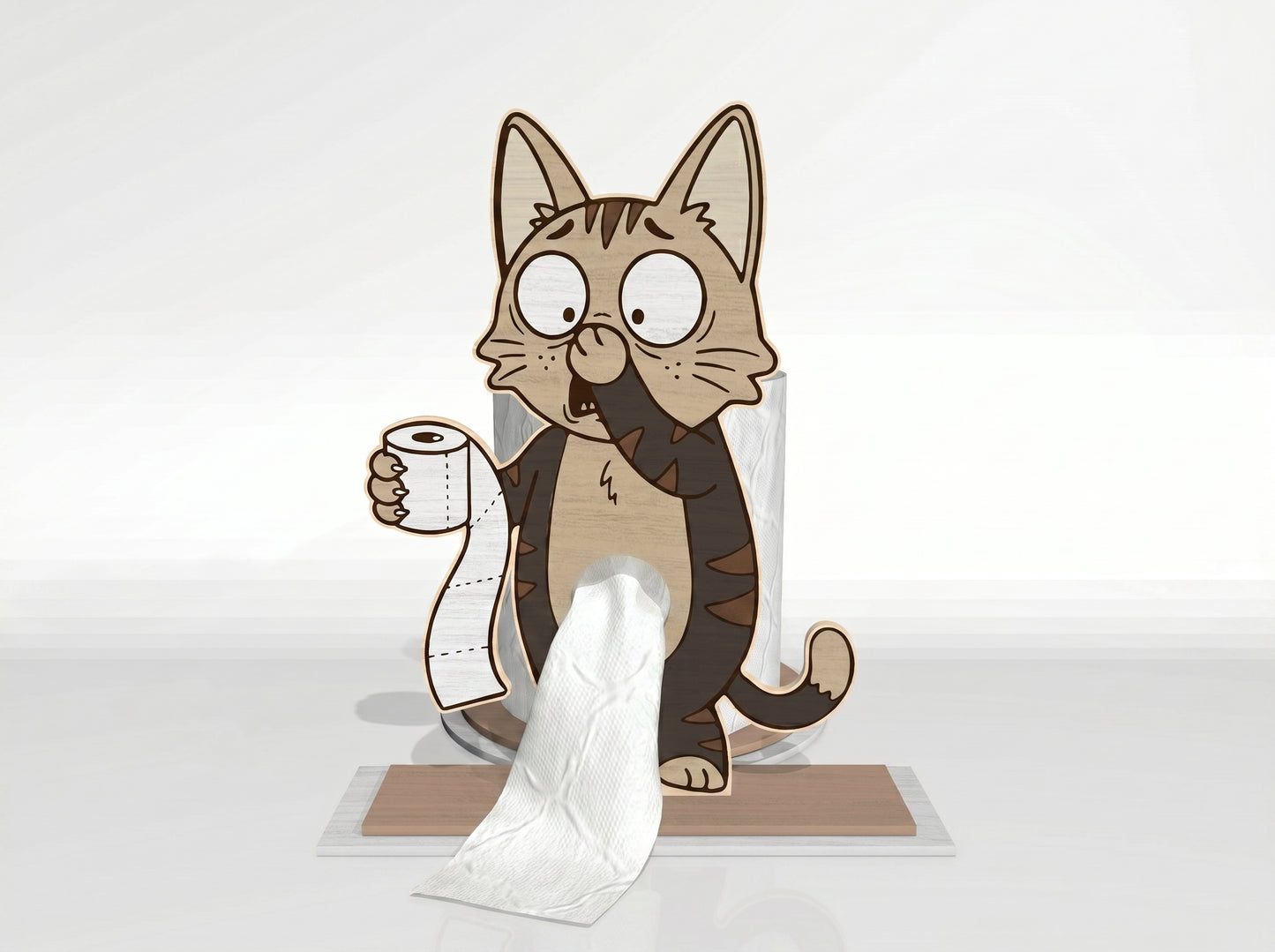 Animal Toilet Paper Holder SVG Bundle for Glowforge and xTool