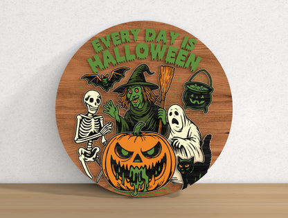 Funny Halloween Sign SVG Bundle 9 Designs Glowforge xTool
