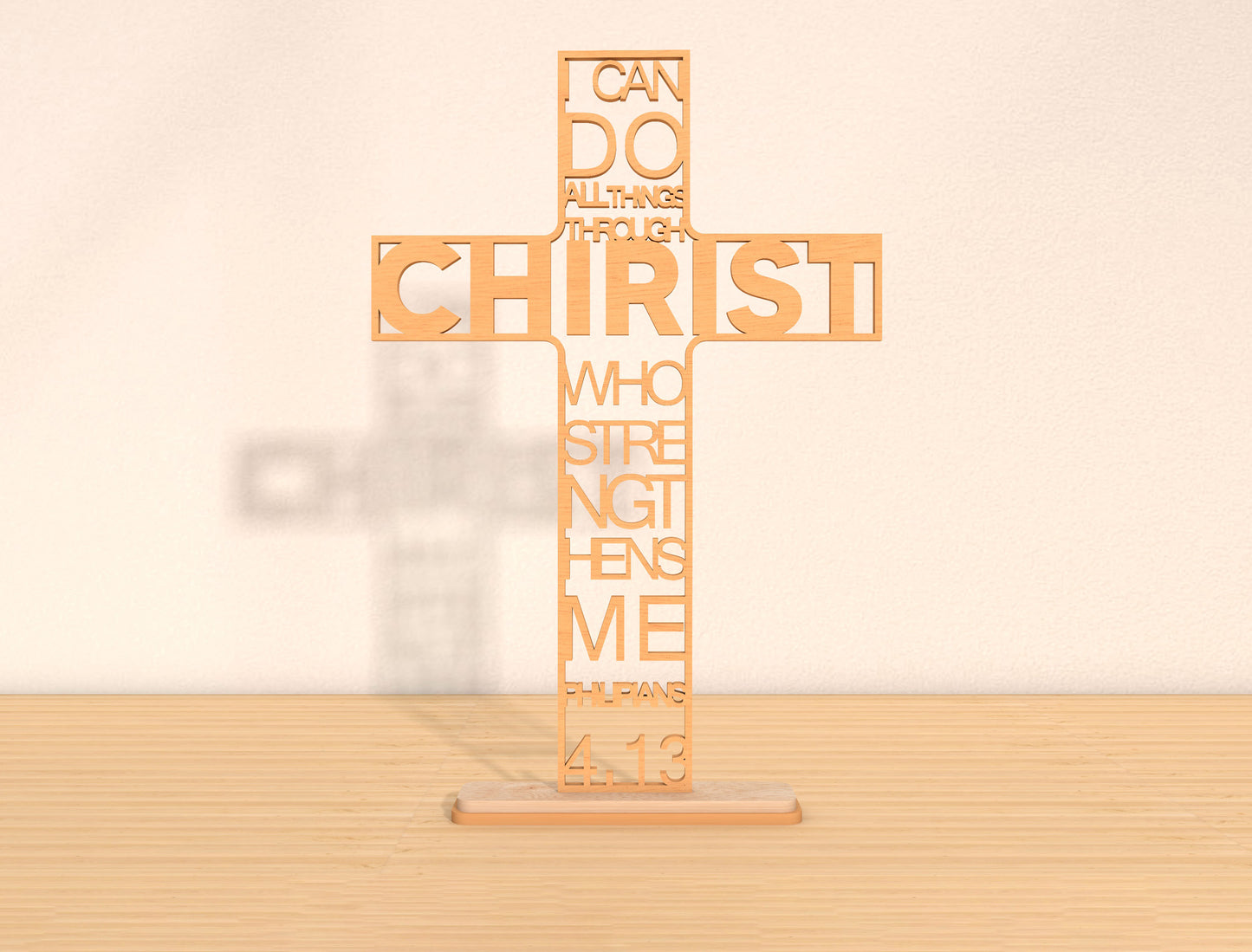 Christian Scripture Cross SVG Bundle Laser Cut File | 6 Faith Cross Designs | Easter Wooden Decor | Glowforge, xTool, LightBurn, etc.