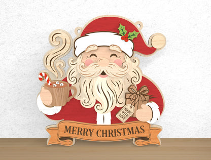 Christmas Rustic Door Hanger SVG Bundle Designs 7