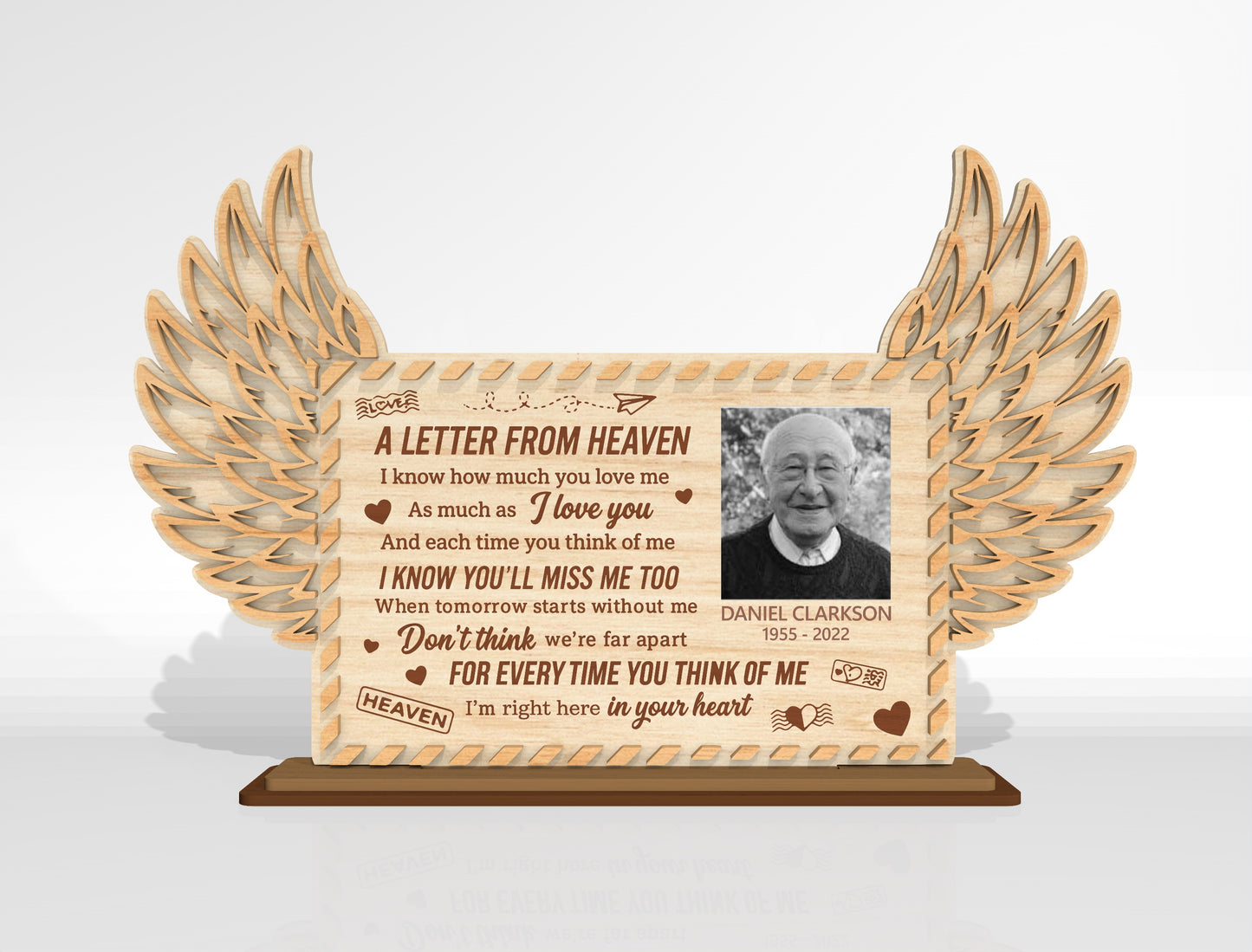 Memorial Photo Frame SVG Bundle for Glowforge, xTool, or LightBurn