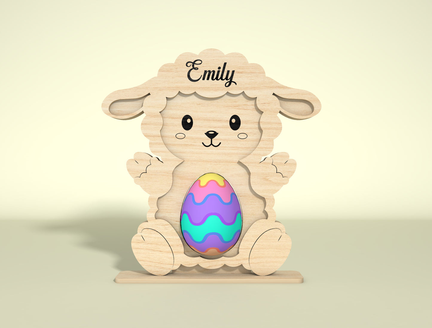 Bunny Egg Holder SVG Bundle Cute Rabbit Easter for LightBurn and xTool