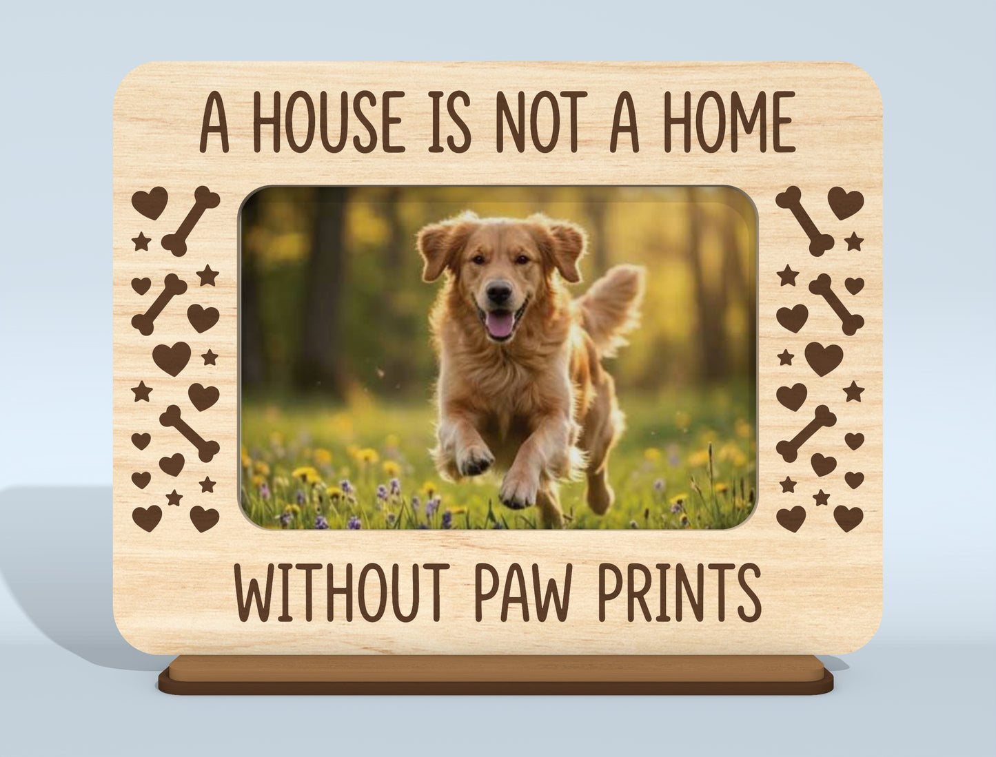 Pet Photo Frame SVG Bundle Laser Cut File for Glowforge and xTool