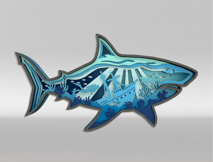 Summer Ocean SVG Bundle – 20 Multilayer Laser Cut Files for Glowforge, xTool & LightBurn