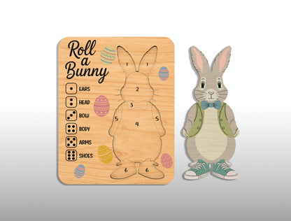 Easter Bunny Puzzle Game SVG 14 Designs Laser Cut for LightBurn and Glowforge