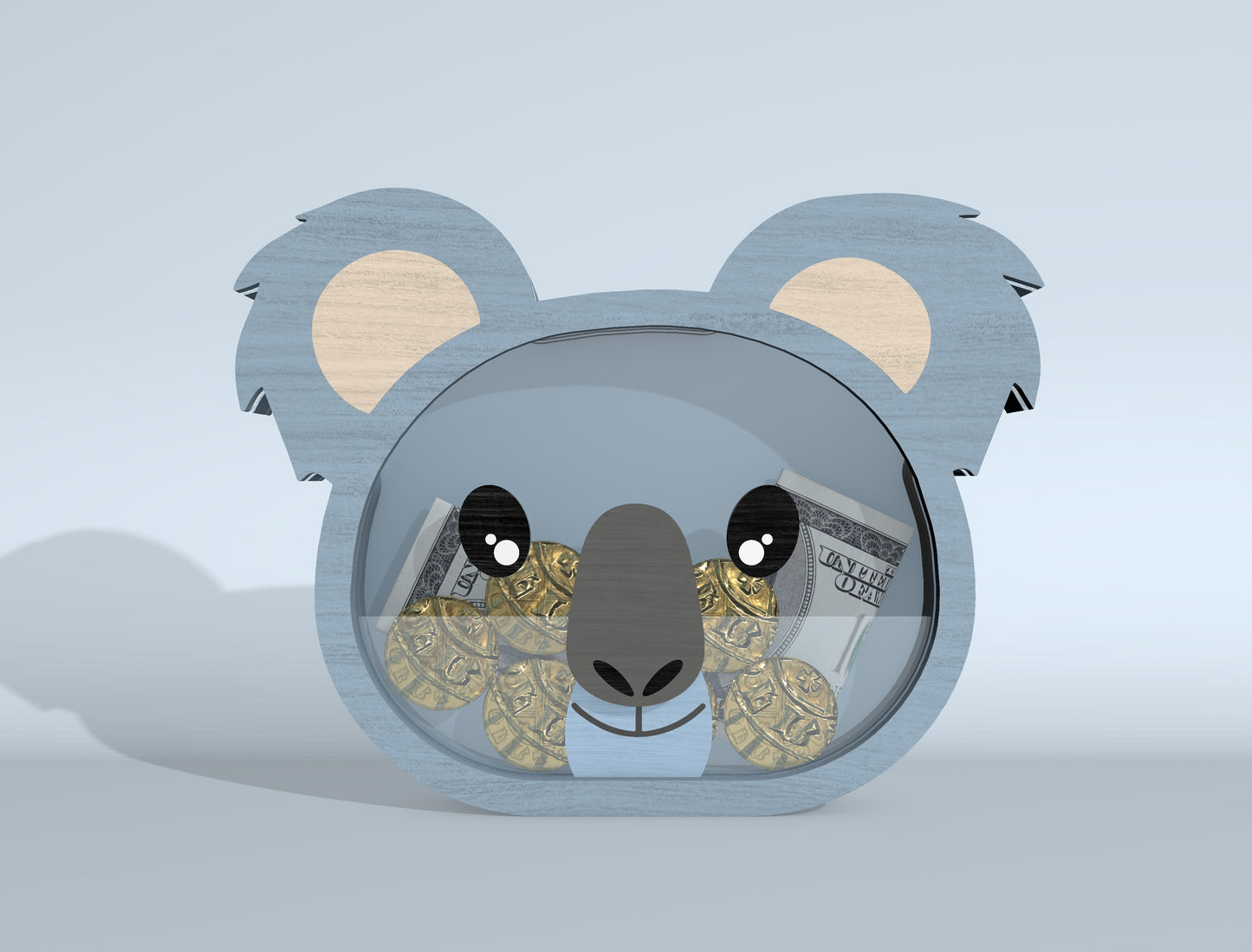Animal Piggy Bank SVG Bundle Laser Cut File for xTool and Glowforge
