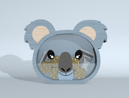 Animal Piggy Bank SVG Bundle Laser Cut File for xTool and Glowforge