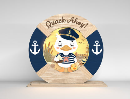 Nautical Animal Lamp SVG Bundle Laser Cut Decorative Light Files