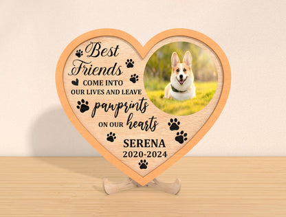 Heart Pet Memorial SVG Bundle Photo Frame for Glowforge and xTool