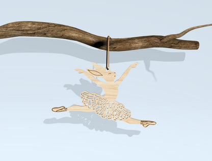 Ballerina Bunny SVG Bundle Dancing Rabbit Easter for LightBurn and xTool