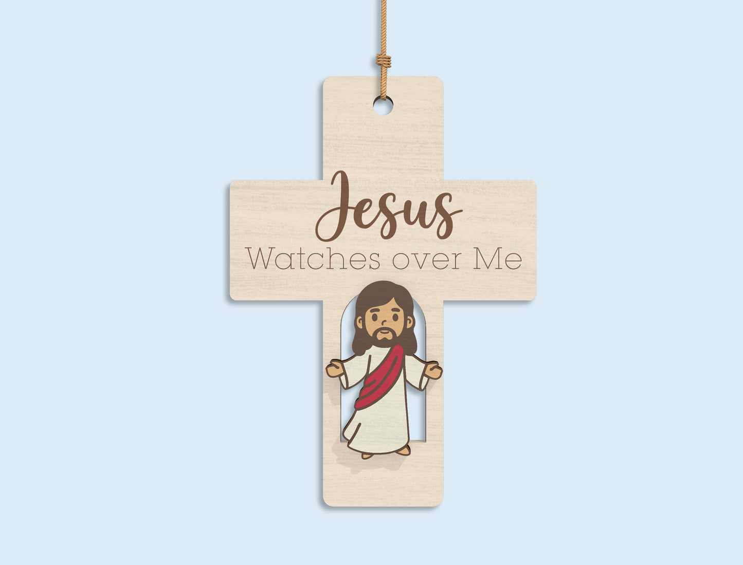 Jesus Easter Ornament SVG Bundle He Is Risen for Glowforge and xTool