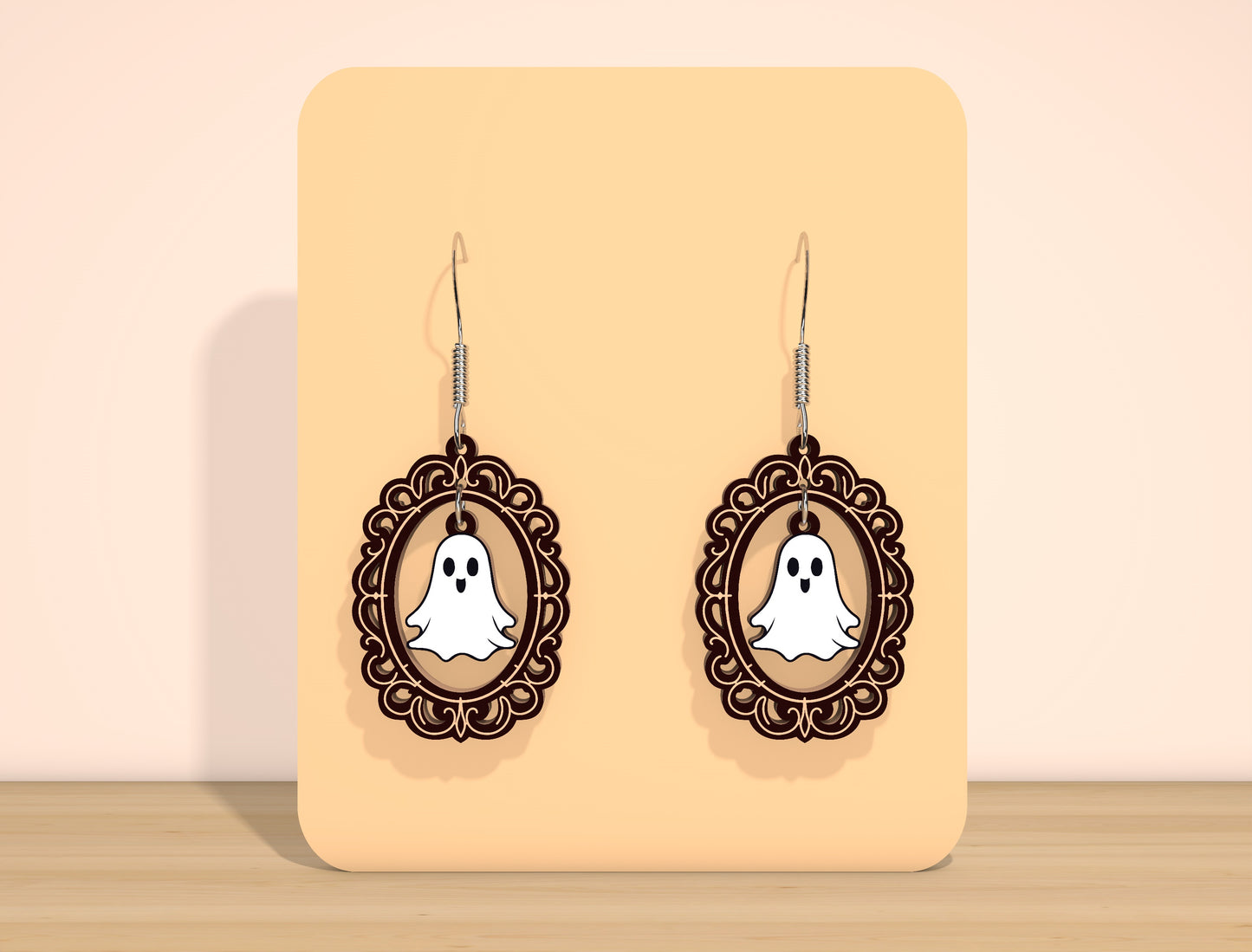 Ghost Earrings SVG Bundle for Glowforge xTool LightBurn