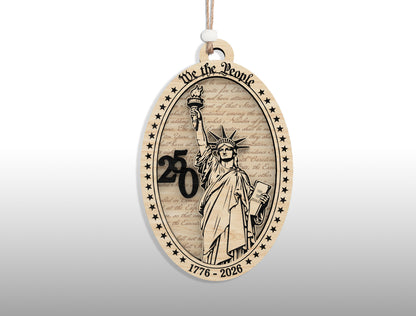 250 Years of America Ornament SVG Bundle for Glowforge