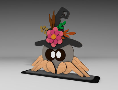 Halloween Cute Spider SVG Bundle for xTool LightBurn Glowforge 3 Designs