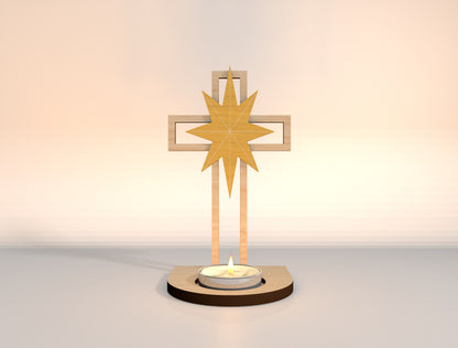 Christmas Nativity Candle Holder SVG Bundle 7