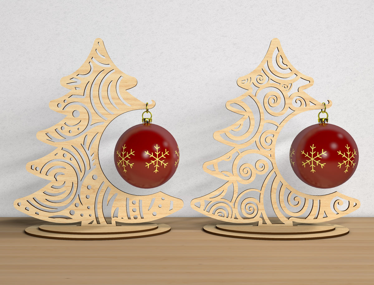 Christmas Ornament Display Stand SVG Bundle 22 Laser Cut Designs