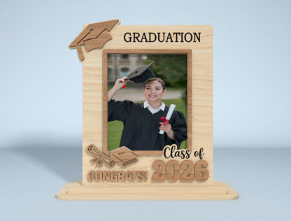 Graduation Photo Frame SVG Bundle Laser Cut File for LightBurn and xTool