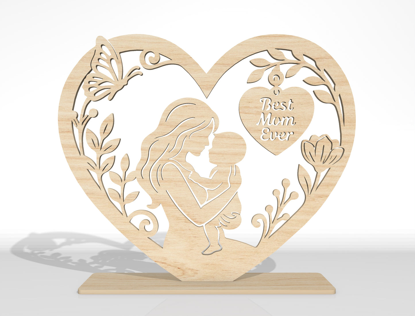 Mother's Day Wooden Sign SVG Bundle Mixed Designs for xTool