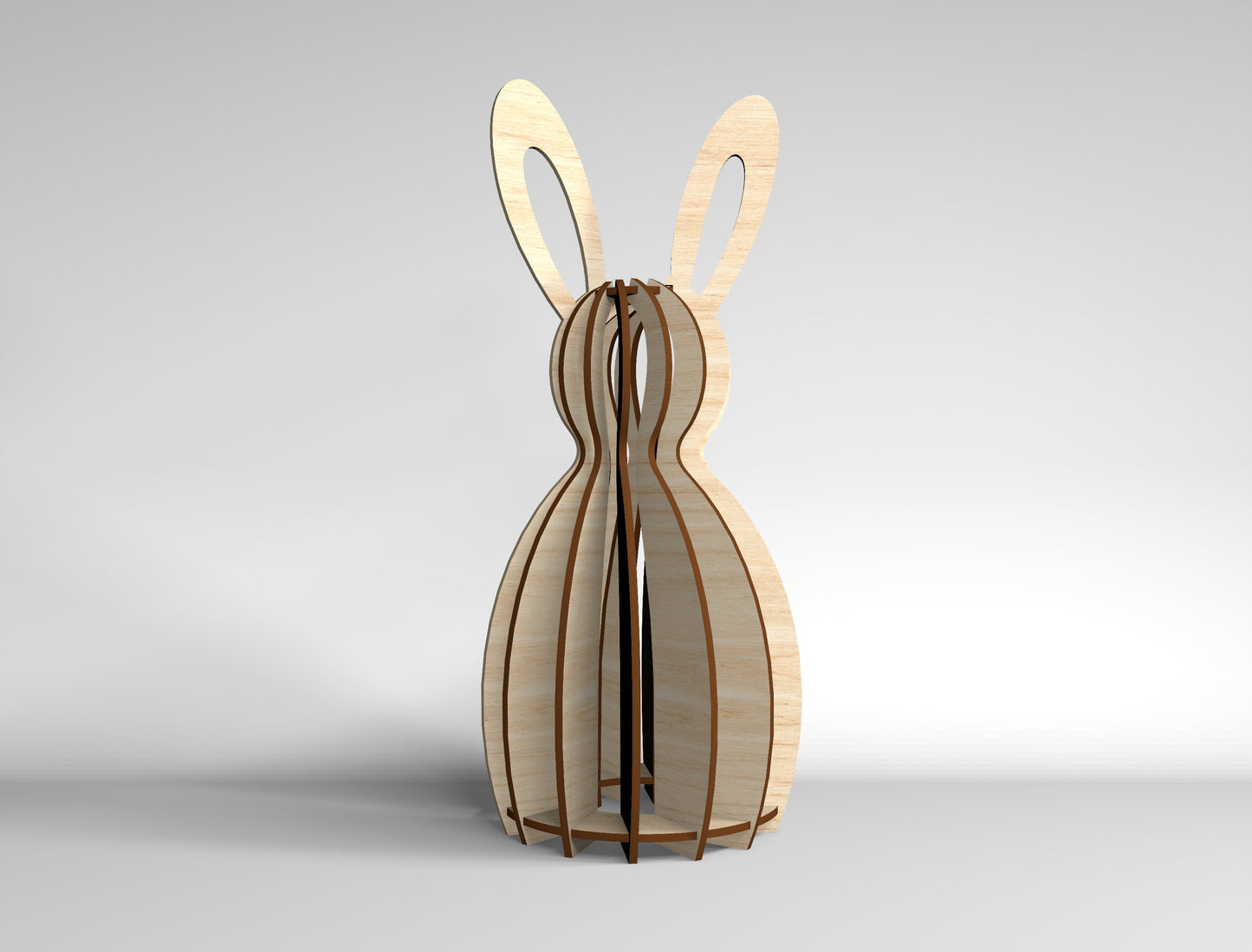 Easter Bunny Candle Holder SVG Bundle Bunny Lantern for xTool and LightBurn