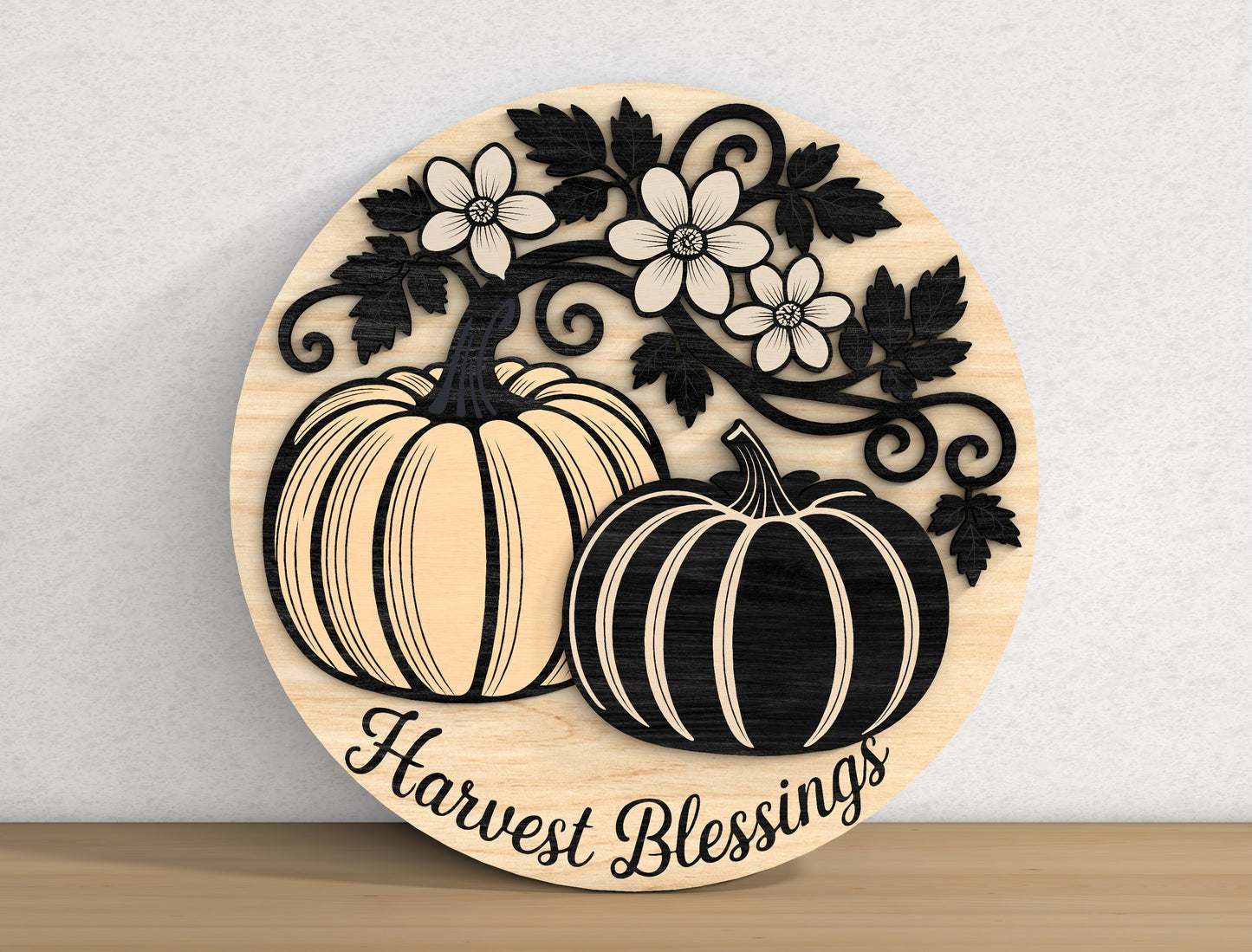 Happy Fall Yall Door Hanger SVG Bundle for Glowforge xTool LightBurn 9 Designs